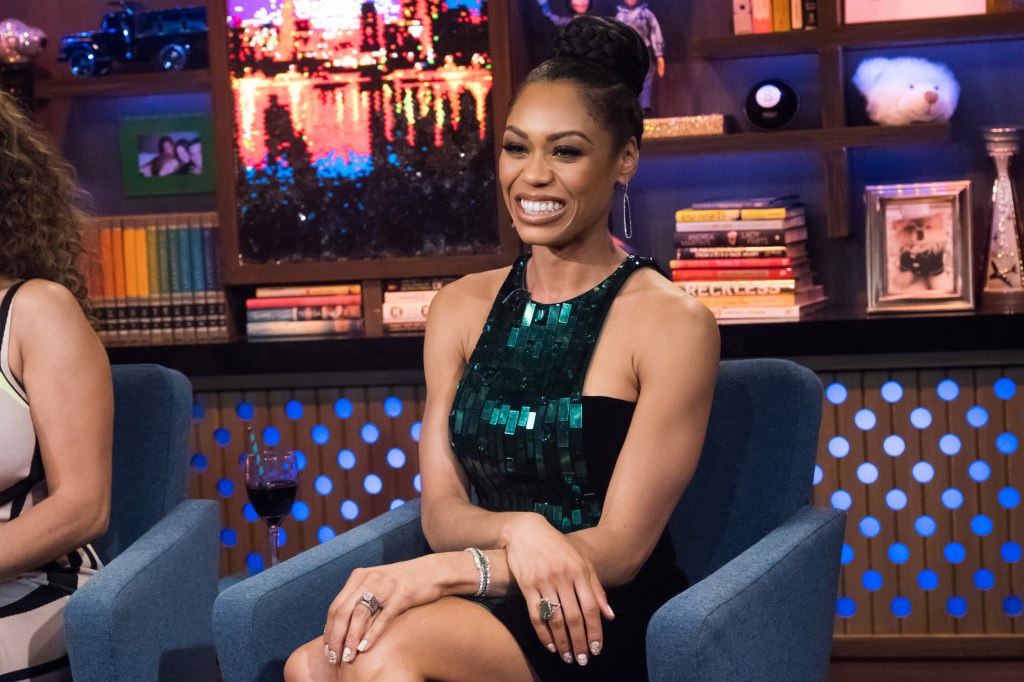 Monique Samuels on WWHL with Andy Cohen