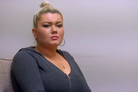 Amber Portwood in a grey sweatsuit on Teen Mom