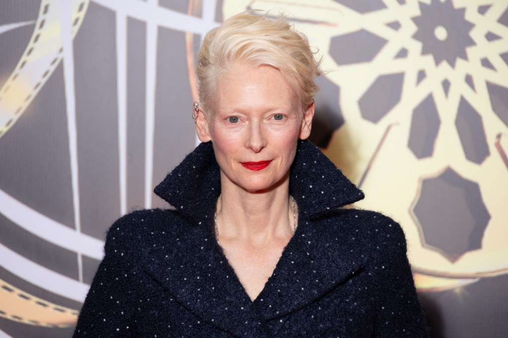 Tilda Swinton attends Luann de Lesseps' cabaret show in London