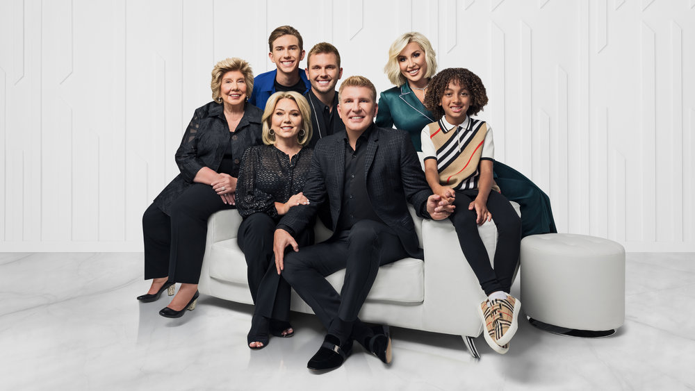 Julie Chrisley with her family