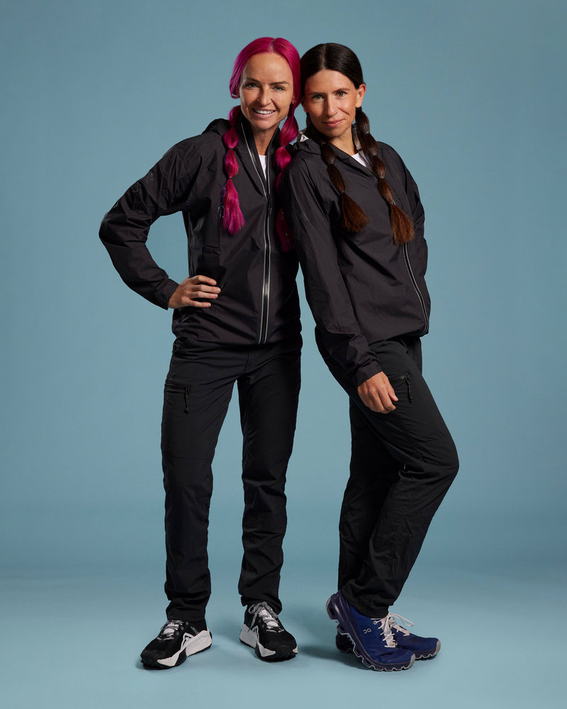 Rhandi and Ashley cast photo for Race to Survive: New Zealand