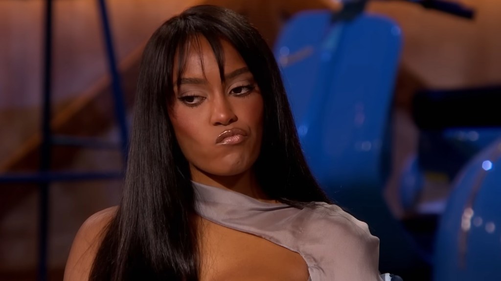 Ciara Miller at the Summer House Season 8 reunion rolling her eyes