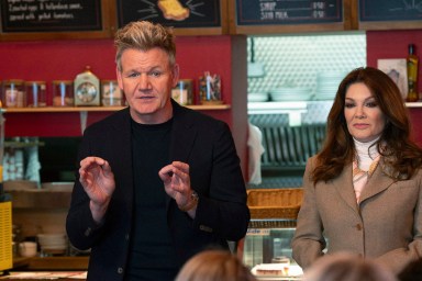 Gordon Ramsay and Lisa Vanderpump from Gordon Ramsay's Food Stars Season 2.