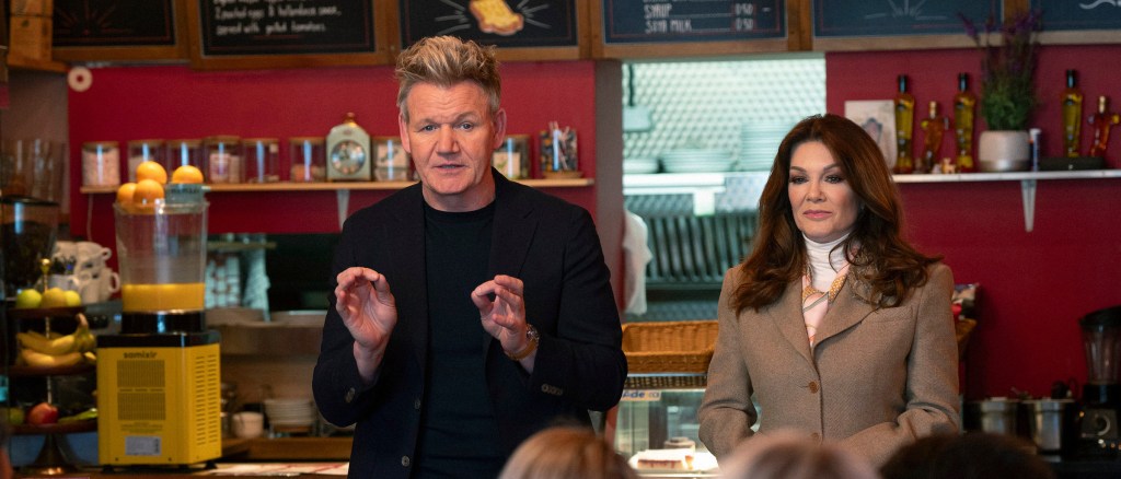 Gordon Ramsay and Lisa Vanderpump from Gordon Ramsay's Food Stars Season 2.