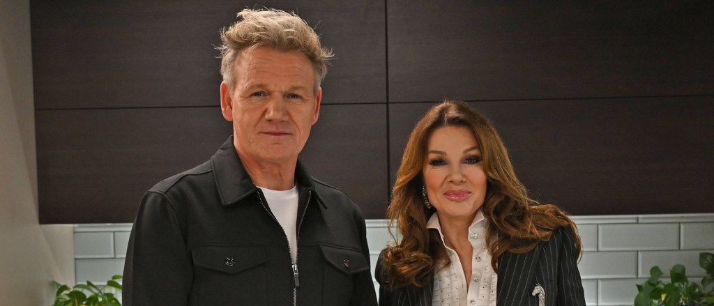 Gordon Ramsay and Lisa Vanderpump on Gordon Ramsay's Food Stars.