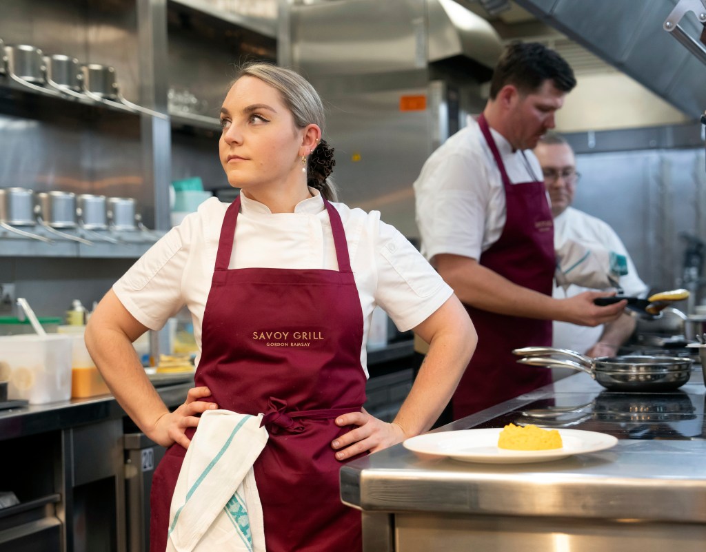 Kitchen madness on Gordon Ramsay's Food Stars Season 2.