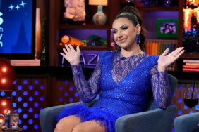 Jennifer Aydin on WWHL with Andy Cohen