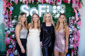 Stella Beador, Sophie Beador, Shannon Beador and Adeline Beador attend the SoFi Taylor Swift Pre-Party at The Shay