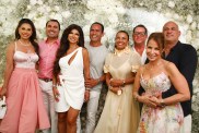 Cast of Real Housewives of New Jersey at Jill Zarin event.