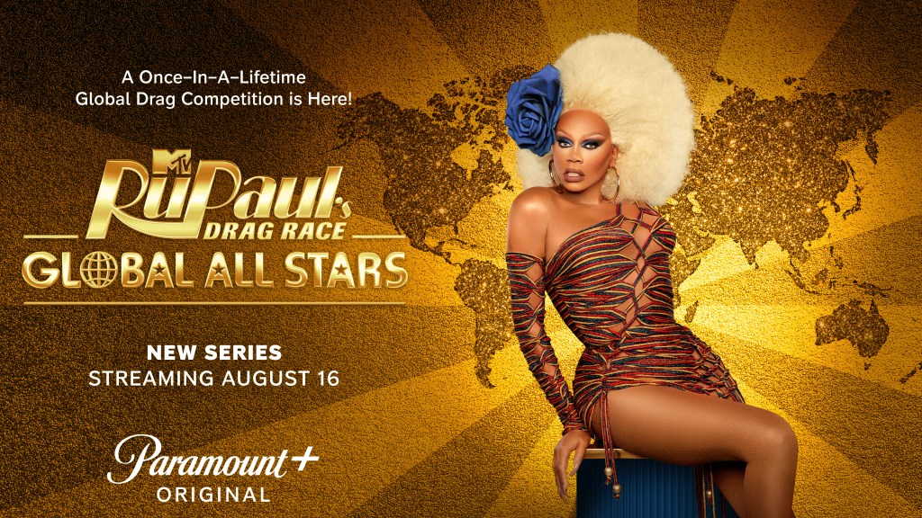 Key Art for RuPaul’s Drag Race Global All Stars, streaming on Paramount+, 2024. Photo Credit: Albert Sanchez/World of Wonder Productions, Inc./Paramount+