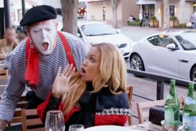 Real Housewives of Potomac's Gizelle Bryant and a mime.