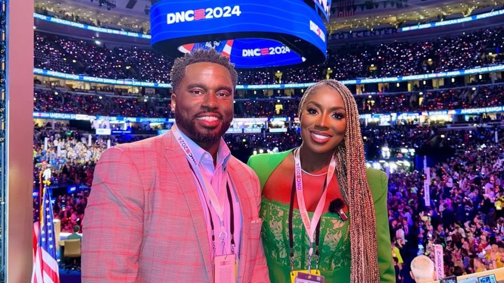 Dr. Wendy and Eddie Osefo at the 2024 DNC