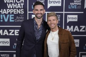 Summer House stars Kyle Cooke and Carl Radke at WWHL.