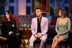 Lisa Vanderpump, James Kennedy, and Rachel Leviss at the Pump Rules reunion.