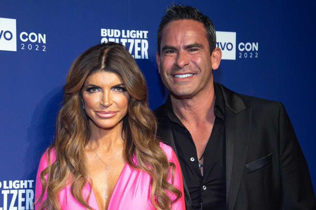 Teresa Giudice and Luis Ruleas at BravoCon 2023.