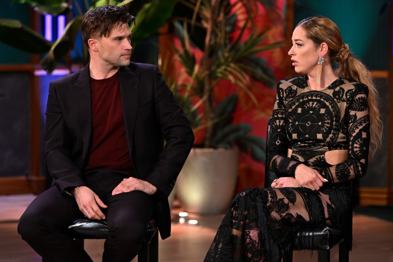 Tom Schwartz and Jo Wenberg at the Vanderpump Rules Season 11 reunion