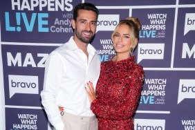 Sergio Carrallo and RHODubai star Caroline Stanbury at WWHL.