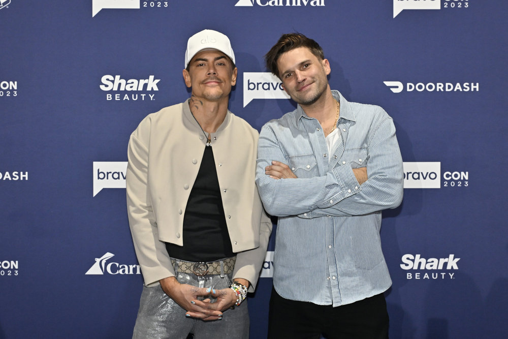 Tom Sandoval and Tom Schwartz at BravoCon 2023. 