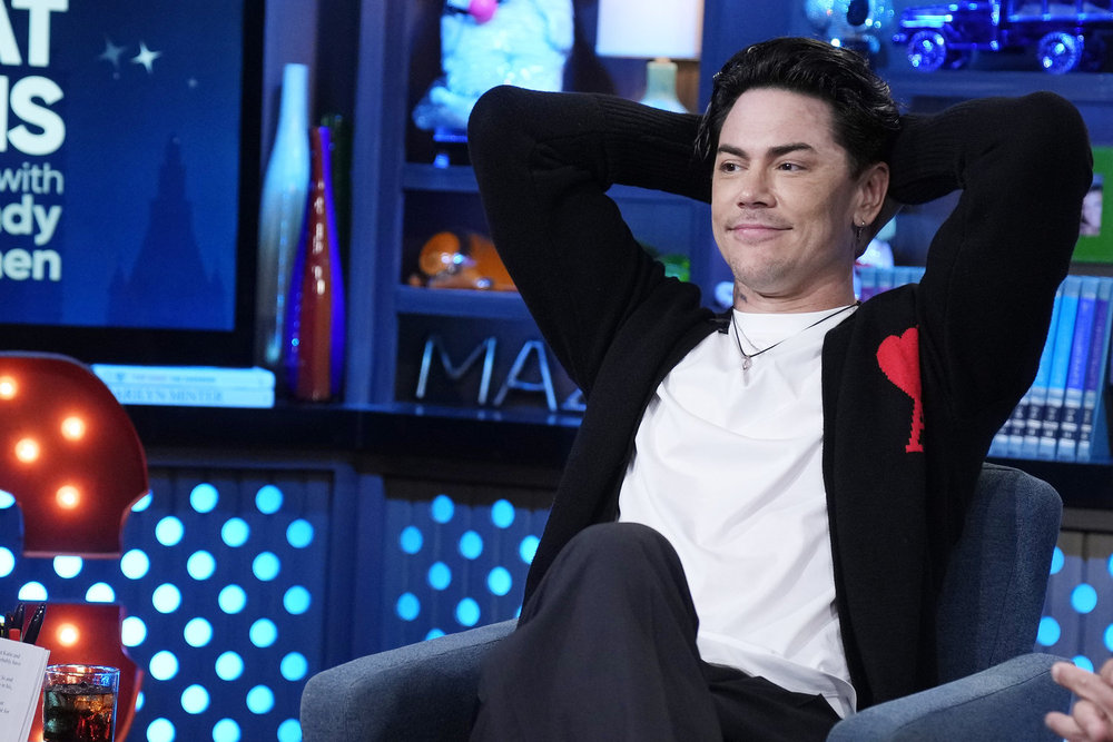 Tom Sandoval being disgusting on Watch What Happens Live.