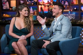 Brittany Cartwright and Jax Taylor in happier times on WWHL.