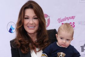 Lisa Vanderpump poses with her grandson Teddy Sabo.