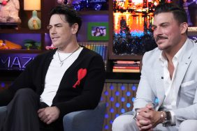 Shamed VPR villains Tom Sandoval and Jax Taylor on WWHL.