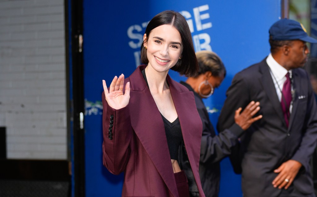 Lily Collins just wanted a Something About Her sandwich.