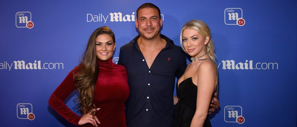 Brittany Cartwright, Jax Taylor, and Stassi Schroeder at a Daily Mail event.