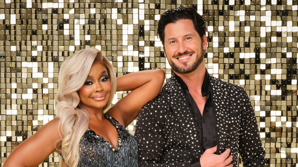 Phaedra Parks and Val pose for DWTS promo shot.