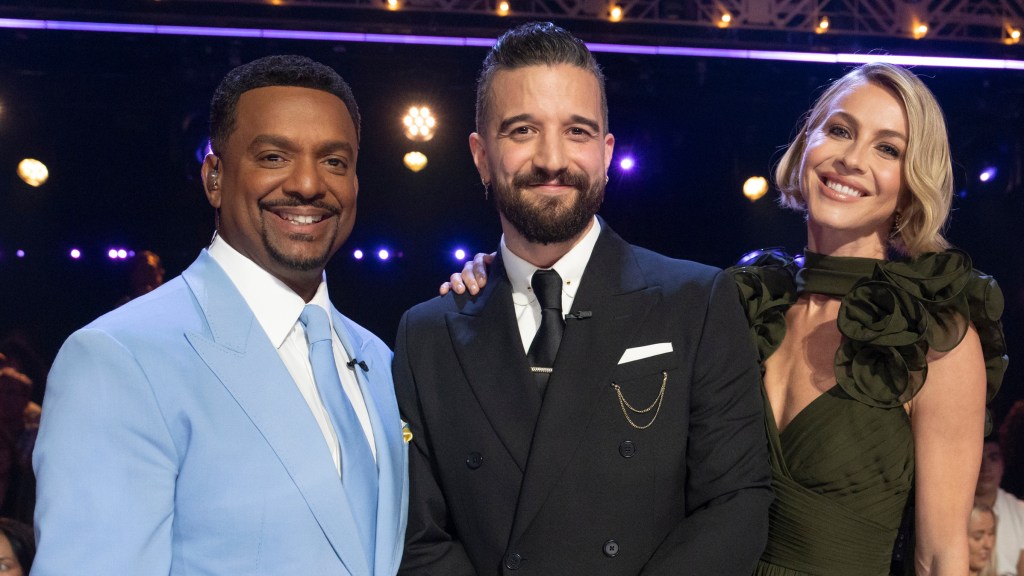 Alfonso Ribeiro, Mark Ballas, Julianne Hough DWTS