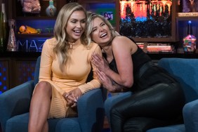 Lala Kent and Ariana Madix hugging on Watch What Happens Live