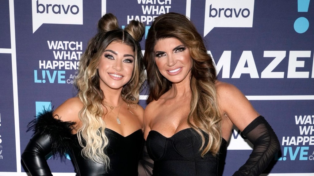 Gia Giudice and Teresa Giudice at Watch What Happens Live