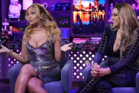 Gizelle Bryant and Robyn Dixon on WWHL.