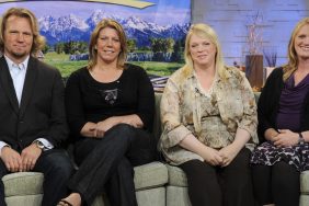 Sister Wives cast on a talk show.