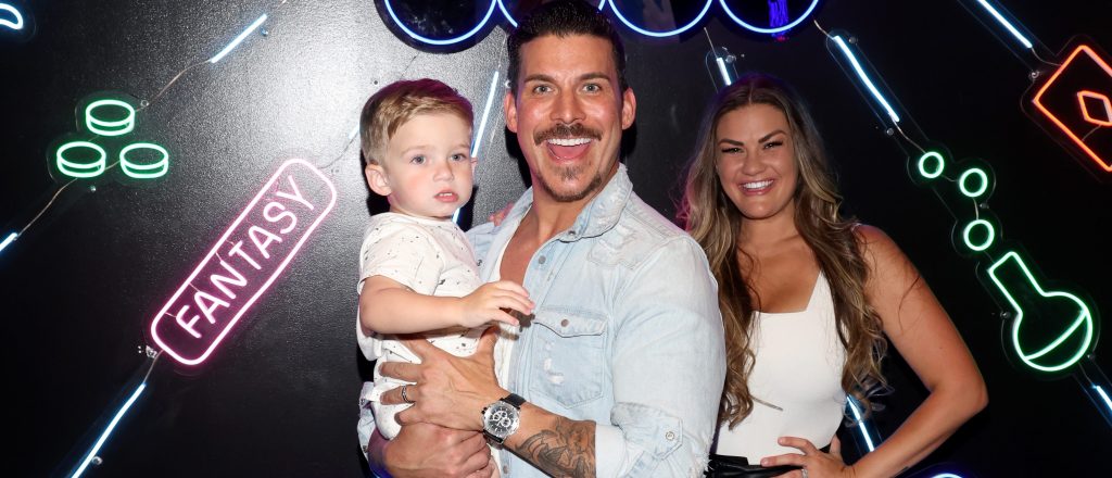 Jax Taylor and Brittany Cartwright with their son.