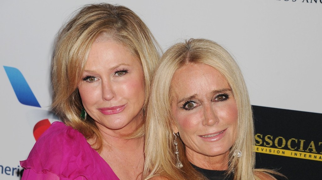 Kathy Hilton and Kim Richards in 2013