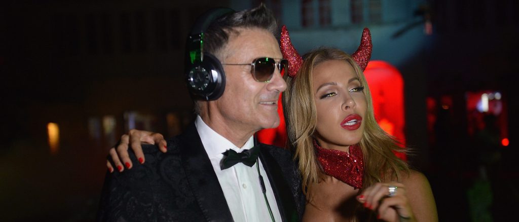 Real Housewives of Miami's Lisa Hochstein celebrating Halloween.