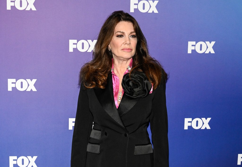 Lisa Vanderpump in a black suit.