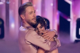 Derek Hough and Hayley Erbert on DWTS Season 33 following her return to the show