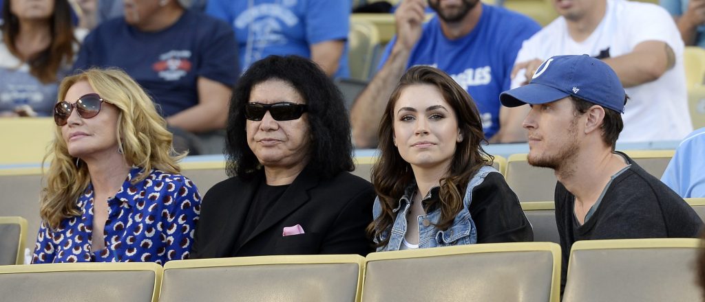 Simmons Family at a tennis match.