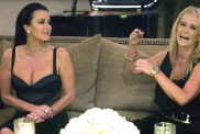 Kyle Richards with sister Kim Richards on Real Housewives of Beverly Hills