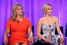 Julie and Savannah Chrisley on a panel.