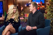 Kim Zolciak and Kroy Biermann on WWHL before the split.