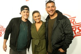 Tom Sandoval, Brittany Cartwright, and Jax Taylor at an event.