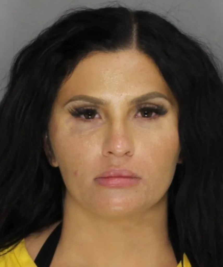 Mug shot from the allegedly racist Love Island USA alum Hannah Smith. 