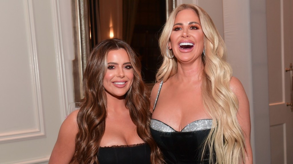 Brielle Biermann and Kim Zolciak