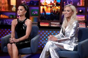 Kyle Richards and Teddi Mellencamp WWHL