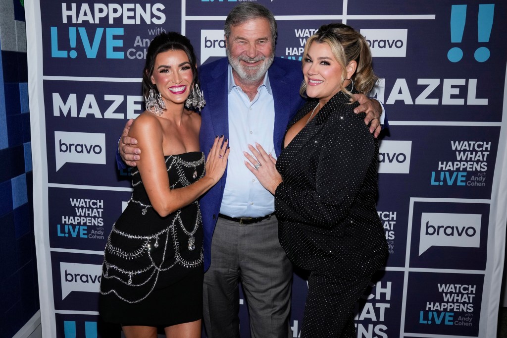 Bronwyn Newport with husband Todd at WWHL