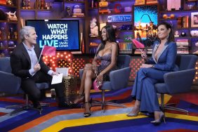 Andy Cohen and Stacey Rusch WWHL