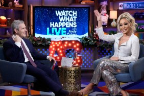 Andy Cohen and Karen Huger on WWHL